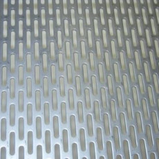 Oblong Punch Pattern on Stainless Steel