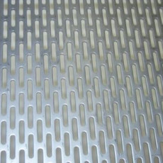 Oblong Punch Pattern on Stainless Steel