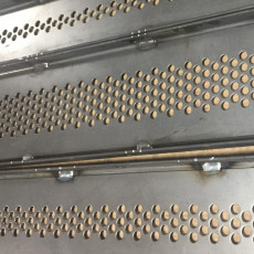 Perforated, formed and welded OEM parts