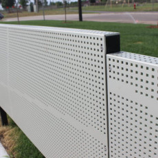 Perforated Metal Aluminum Fence