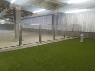 Stainless steel infill panel fence and screen