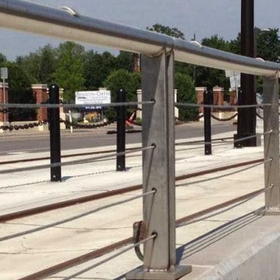 stainless steel railings, railings, green line, cable railings, steel, stainless steel, carbon steel, leveling gauge ties, fences, guard rail panels