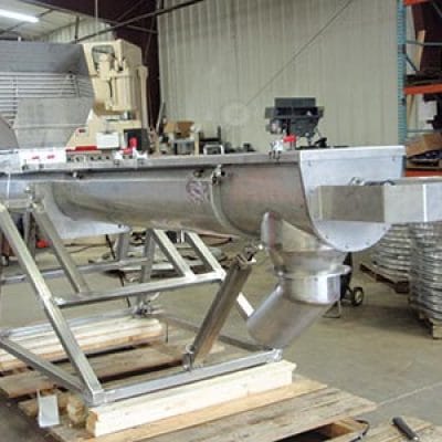 thermoveyor, auger, chilled, heated, screw conveyor, conveyor, temperature, temperature control
