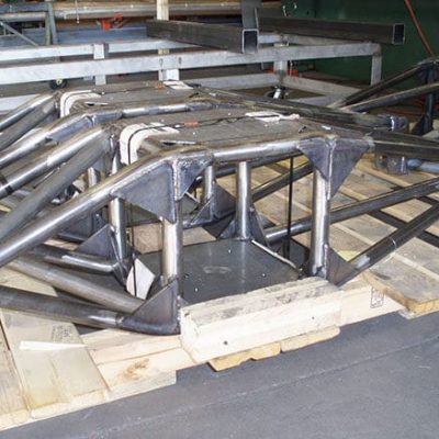 welded, air bag frame, custom stainless steel fabrication