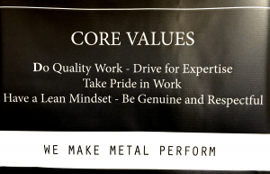 Core Values in Metal Fabrication MN