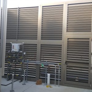 Louvered Wall Panel