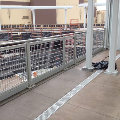 Wire mesh Infill panels railing
