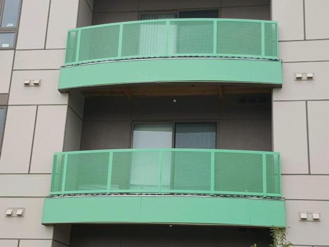 Perforated Aluminum Balcony Railings