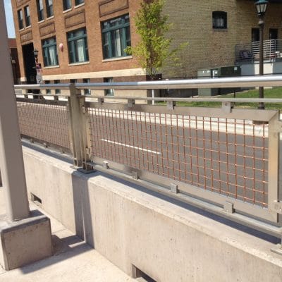 Stainless Steel & Copper Guardrail