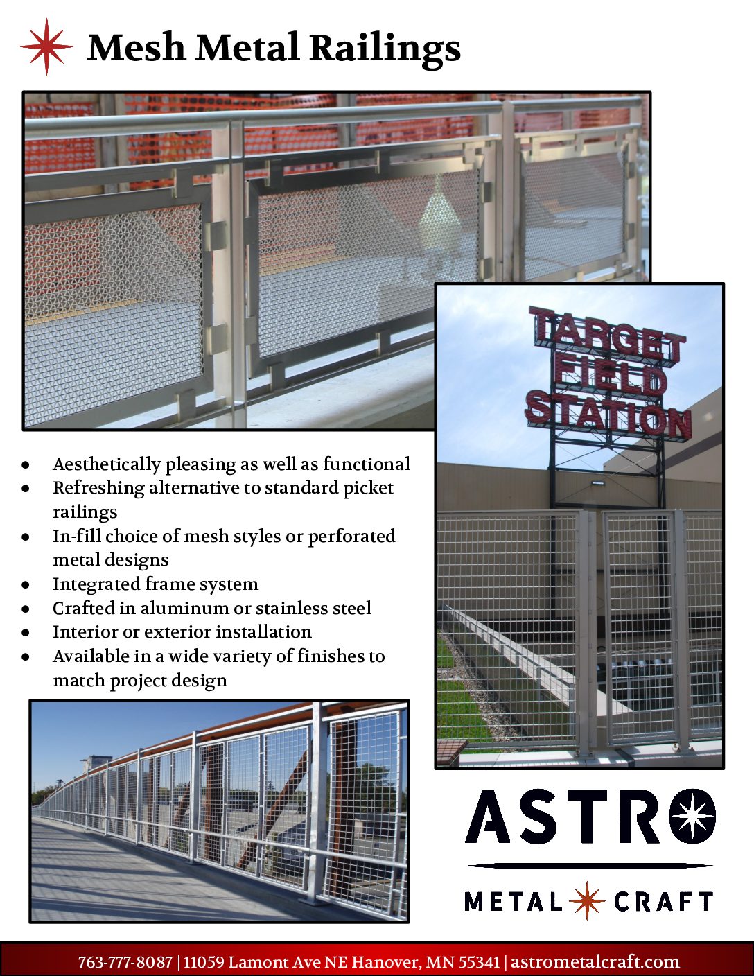 Astro Metal Craft – Mesh Metal Railings Line Card