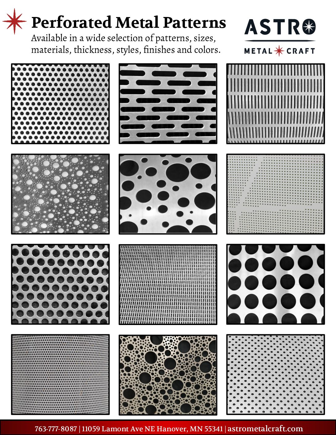 Astro Metal Craft – Perforated Metal Patterns Line Card