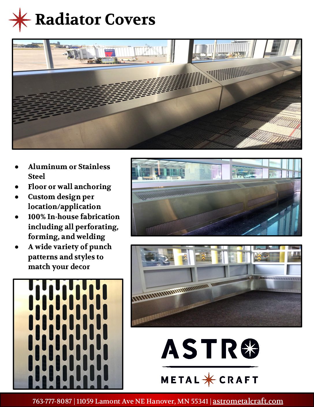 Astro Metal Craft – Radiator Covers Line Card