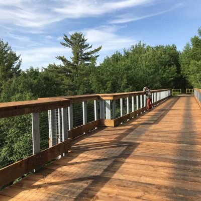 Metal Railing Bridge Nature Trail Scaled