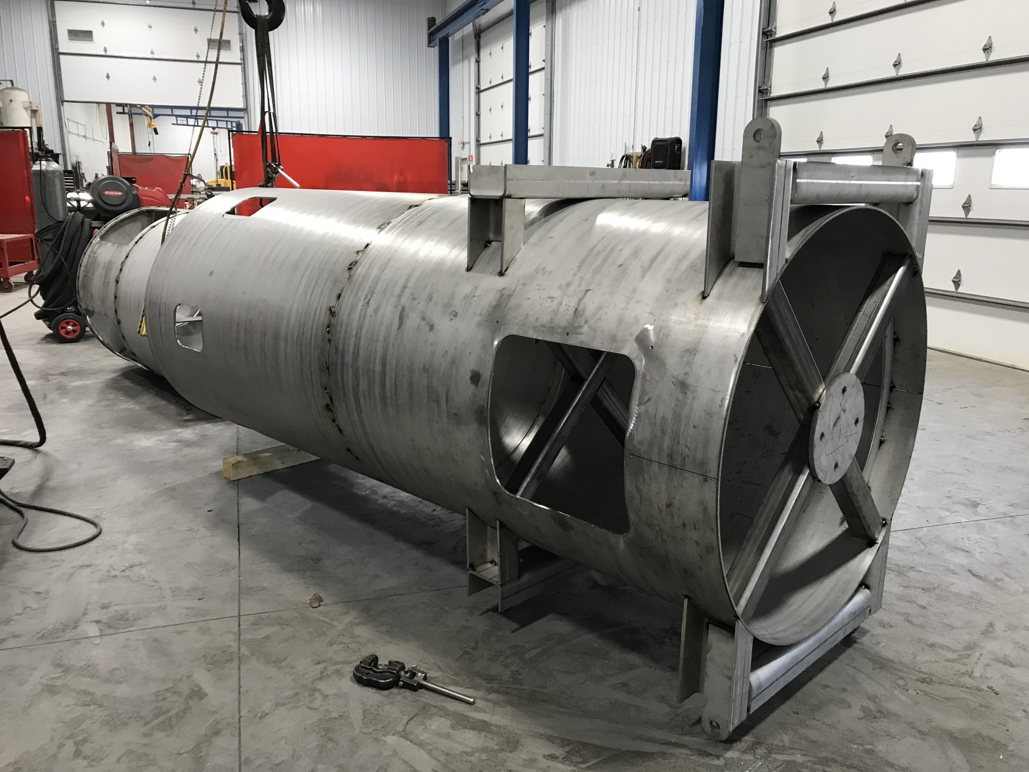 Stainless steel water treatment tanks clarifier center column