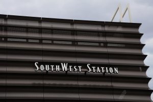southwest lightrail, lightrail, light rail, station, architectural panels, architectural , metal panels, metal fabrication, black metal panels